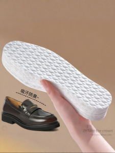 LINGMIAO | Sweat Absorbing Deodorizing Breathable Summer Thin No-Socks-Required Womens Loafers Insoles