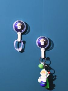 [SG Stock] Astronaut Wall Hook Hanger Holder Adhesive Sticker No Drill Storage Saving Multipurpose | Local Shipping (INNO)