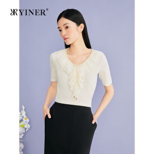 YINER | Fashion Elegant Embellished Knitted Sweater