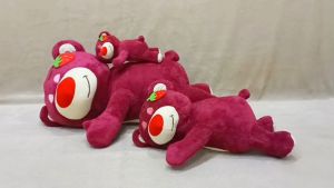 LOTSO BONEKA Lying LOTSO Ukuran Jumbo Maroon