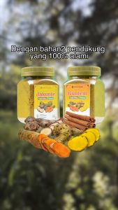 Kuntem Melati Noni Herbal Mix - Daun Mint & Minyak Kelapa Jamu Tradisional Organik 1Kg
