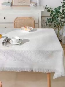 ผ้าปูโต๊ะ พร็อพถ่ายรูป 5 ขนาด ผ้าคอตตอนลินิน ผ้าลายสก็อตลายตาราง