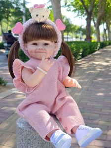 Realistic Soft Plush Doll Baby Girl Toy Princess Reborn Doll Birthday Gift Cute Lifelike Doll Childrens Day Toy for Girls