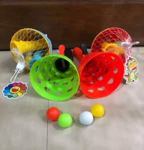 Mainan Edukasi anak lempar tangkap bola