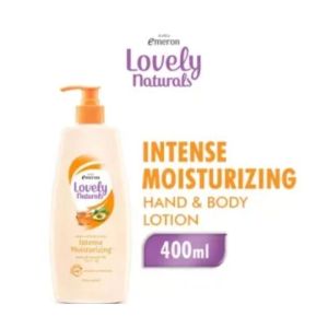 Handbody Lotion Emeron Lovely Naturals 400 ML Deep Caring & Intense moisturizing Jumbo