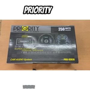 ลำโพงแกนร่วมติดรถยนต์ PRIORITY PRO-65KN ขนาด 6.5 นิ้ว 2 ทาง กล่อง 1 คู่ ใช้กับวิทยุเดิมติดรถ หรือเปลี่ยนวิทยุใหม่แล้ว