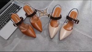 AURORA STORE - CHAIN Pumps Sandal Wanita Hak Tinggi High Heels Pesta Kerja OOTD Terbaru Anti Galau