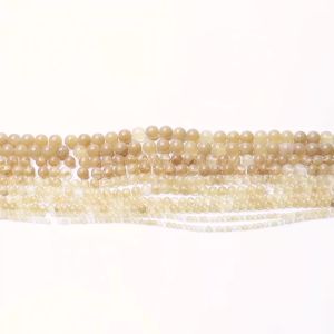 1 Strand Natural Smoky Quartz Stone Beads Round Loose Brown Quartz Beads 4-12mm for DIY Bracelet Necklace Jewelry Making Stuff