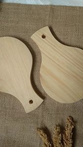 Talenan Kayu Pinus Talenan Pizza Mini