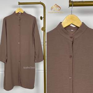 Eurigo - Kanaya Tunik Wanita Dress Polos Busui Crinkle