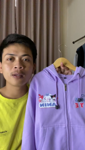 jaket Zipper Anak Perempuan Bisa Custome Nama Karakter Sanrio Usia 2-13 Tahun Jacket Resleting Lucu