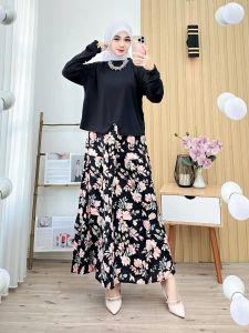 Alesha FEYMI SETROK TERBARU //SETELAN ROK KNIT VIRAL TERLARIS