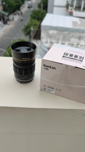 Ống kính Kamlan 55mm F1.4 Full-Frame - Lens chân dung xóa phông mù mịt cho Sony FE Nikon Z và Canon RF - Tặng kèm Hood