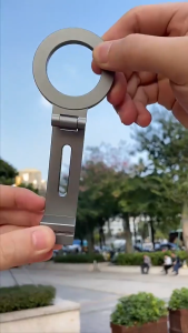 Keeper Phone Jepit Stand Holder Travel Universal Magnetic Tripod 360 Lipat Mini Foldable Dudukan Hp Magnet