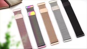 20mm 22mm Milanese strap for Samsung Galaxy Watch 3 4 5 pro Classic/Active 2/3/Gear S3 Watch band Frontier Smart watch strap Magnetic Bracelet Band for huawei GT2 GT3 pro amazfit gts 2 mini / bip u