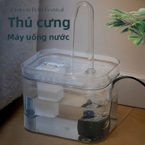 HUIYANGXU | Vòi Nước Tự Động Không Tiếng Ồn Không Rò Rỉ cho Thú Cưng
