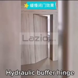 6" door closer invisible hinge hydraulic automatic buffer smooth quiet mounting self closing
