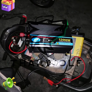 อินเวอร์เตอร์ 12000W DC 12V/24V ถึง AC 220V อินเวอร์เตอร์แปลงไฟรถยนต์ หม้อแปลงไฟฟ้ารถยนต์ อินเวอร์เต