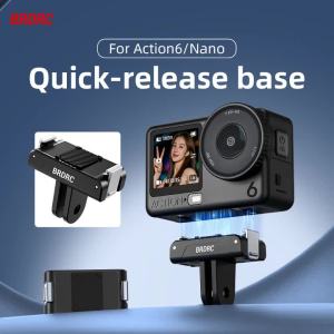 Giá Đỡ Từ Tính Cho DJI Action 6/NANO/Action 3/4/5 Đế Tháo Nhanh Cho Phụ Kiện Chân Máy Ảnh DJI Osmo 360