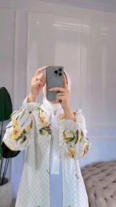 GARDENIA DRESS BY MAREMA BAHAN PREMIUM DUAL LAYER BUSUI WANITA MODIS GAMIS KONDANGAN MURAH KEKINIAN