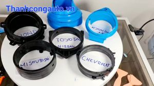 ( 1 Cặp) Dưỡng loa cánh ô tô Toyota và Nissan: vòng đệm đế dưỡng loa size 6.5inch ~~ 160mm