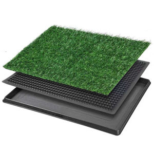 Dog Pee Tray Potty Training Artificial Grass 3 Layer Pet Toilet Washable Reusable Leak Proof