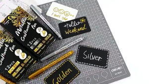 Metal Marker Brush Waterproof Art Painting Graffiti Notes Number Pen DIY 1 Pc