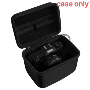 Portable Hard EVA Camera Case for 4K Vlogging Camera Waterproof Shockproof Storage Bag Carrying Organizer for Travel Outdoor & P