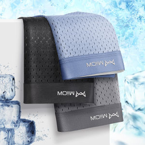 ❄️❄️ผ้าเย็น ทรงผ้าตาข่าย กกน.ชาย MiiOW COOL ESTABLISHED1998❄️❄️