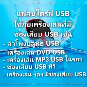แฟลซไดร์ฟ USB-MP3 รวมเพลงลูกทุ่งฮิตเก่าๆ ทรานซิสเตอร์  (มีกว่า 1000 เพลง)