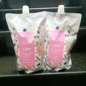 Hấp phủ lụa Collagen LUXPLEX LUXSONS bóng tóc siêu mượt phục hồi tóc khô xơ 1000ml