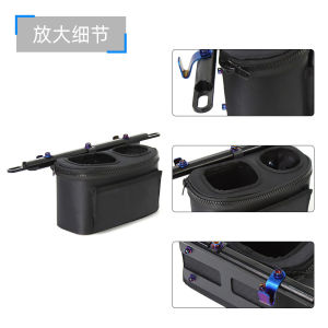 For YAMAHA NMAX155 TURBO NMAX V2 V3 2015-2025 multi-function crossbar CNC aluminum alloy with hook extension bar Cup holder storage bag