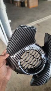 Black Carbon Cover / tutup kipas M3 MIO Z MIO S FINO125 SOULGT125