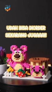 SMY Nano Blocks Pen Holder Lotso 3D Model Mainan Anak Balok Susun Puzzle Bricks Education Toys