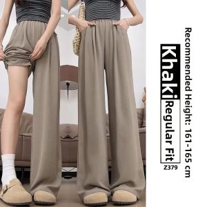 YAYANGREN | Cool Lightweight Flax Ramie Wide Leg Pants