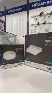 [CHÍNH HÃNG ĐỨC] Đèn LED ốp trần tràn viền MEGAMAN tròn & vuông - 12W 18W 24W – Tiết kiệm điện