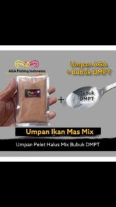 AGA Umpan Ikan Mas Jitu Mix Bubuk DMPT Pelet Halus 30gr
