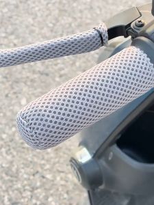 4 Pcs/ Set Soft Comfortable Polyester Cotton Universal Motorcycle bike Handlebar Cover Breathable Sweat-absorbent