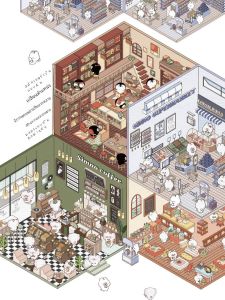 ติดกระดาษติดตัวเล็กสไตล์เกาหลี วิสโคส 3 มิติ DIY ลายสี่เหลี่ยม ลายสี่เหลี่ยม กระดาษติดตัวเล็กสำหรับตกแต่งบันทึกมือ