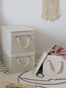 ชั้นวางของทรงสี่เหลี่ยมจัตุรัสสำหรับใช้ในบ้าน กล่องเก็บของแบบลิ้นจี่ ชั้นวางของสำหรับนักเรียน กล่องเก็บของสำหรับเด็ก กล่องเก็บของสำหรับของเล่น