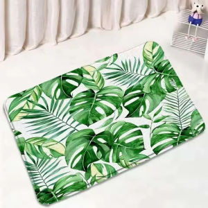 Thảm Trải Sàn Nhà Tắm & Nhà Vệ Sinh IKAMA Crystal Velvet Plush Thấm Nước Chống Trơn Trượt Trang Trí Nhà Cửa Dùng Trong Nhà