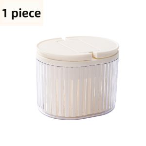 MEISITEKEKE | Fresh-keeping Partitioned Water-draining Storage Box