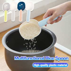 Talao measuring spoon&cup Kitchen Rice Shovel Flour Coarse Grains With Clip Spoon 4 Colors Kitchenware