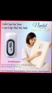 🌆NHẬP KHẨU🌆 Gối Cao Su Non Thế Hệ Mới Siêu Mềm Mại Đàn Hồi Gối Chống Mõi Cổ Giảm Căng Thẳng Khi Ngủ _ Nemtot Bedding