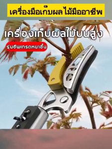 กรรไกรตัดกิ่ง SK5กรรไกรตัดกิ่งไม้สูง กรรไกรเก็บผลไม้ วัสดุสแตนเลส ยืดหกถึง1.5/1.8-3M/2.4-4m แถมฟรีใบเลื่ยสำหรับตัดกิ่ง