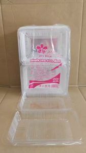 (ชุดละ 2 แพค) OPS - 502L กล่องใส ฝาล็อค ไม่เป็นไอน้ำ ตราซากุระ แพคละ 50 ชิ้น