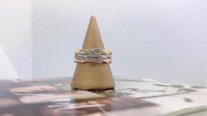 ZHOUYANG | Nhẫn Cưới Đính Đá Mỏng Nhẹ Dành Cho Nữ Chất Liệu Bạc Pha Lê Thời Trang Trang Sức ZHOUYANG DZR018 Kiểu Dáng Pave Setting Chất Liệu Đồng.