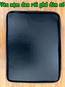 ( KHÔNG PHẢI GHẾ ) Yên nệm êm ái cho ghế ngồi xe số ( nệm rời )  YÊN NỆM ĐEN GHẾ ĐÔN SỐ CÓ 2 ỐC