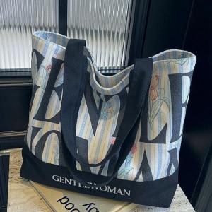 JIFANPAUL | Canvas Tote Bag Large Capacity