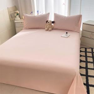 Kiss Dear | Flannel Cotton Bed Sheet for Autumn Winter Dormitory Single Use 3-piece Set